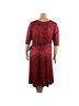 Betabrand Floral Red Black Casual Dress Size XXL - photo 2
