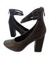 Sigerson Morrison Silver Black Heels Size 6 - photo 1
