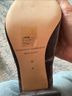 Sigerson Morrison Silver Black Heels Size 6 - photo 3