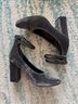 Sigerson Morrison Silver Black Heels Size 6 - photo 5