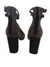 Sigerson Morrison Silver Black Heels Size 6 - photo 2