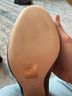 Sigerson Morrison Silver Black Heels Size 6 - photo 8