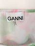 Ganni Floral Multi Color Short Sleeve Blouse Size L - photo 3