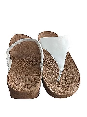 FitFlop Lulu Leather Toe Post Flip Flops (view 2)