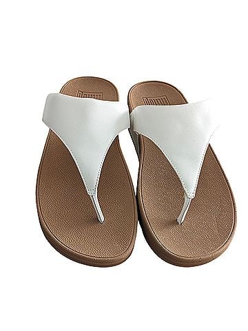 FitFlop Lulu Leather Toe Post Flip Flops (view 1)