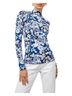 Rails Floral Blue Multi Color Long Sleeve Blouse Size XL - photo 1