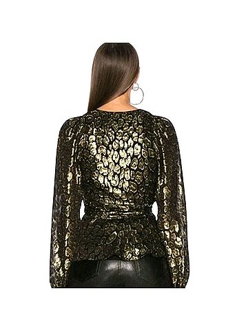 A.L.C. Logan Long Sleeve Silk Top (view 2)
