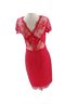 BCBGMAXAZRIA Red Cocktail Dress Size 4 - photo 2