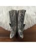 Tory Burch Graphic Solid Ombre Gray Silver Tan Flats Size 5 - photo 10