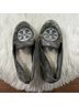 Tory Burch Graphic Solid Ombre Gray Silver Tan Flats Size 5 - photo 8