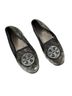 Tory Burch Graphic Solid Ombre Gray Silver Tan Flats Size 5 - photo 1