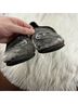 Tory Burch Graphic Solid Ombre Gray Silver Tan Flats Size 5 - photo 5