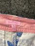 Lilly Pulitzer 100% Cotton Tropical White Blue Shorts Size 10 - photo 3