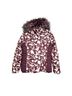 Obermeyer 100% Polyester Floral Red White Jacket Size 12 - photo 2