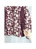 Obermeyer 100% Polyester Floral Red White Jacket Size 12 - photo 5