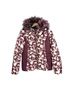 Obermeyer 100% Polyester Floral Red White Jacket Size 12 - photo 1