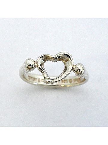 Tiffany & Co. Tiffany & Co. Heart Ring, Sterling Silver 925, Women's, P2998988 (view 2)