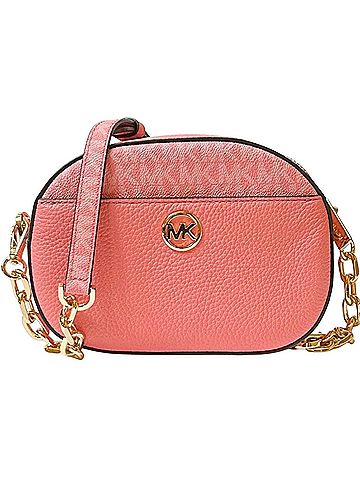 Michael Kors Jet Set Glam Leather Crossbody Bag (view 1)