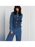 Stella Nova 100% Cotton Blue Denim Jacket Size 6 - photo 3
