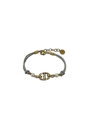 Christian Dior Christian Dior Navy Pearl Bracelet GP Gold Accessory 79703 (view 1)