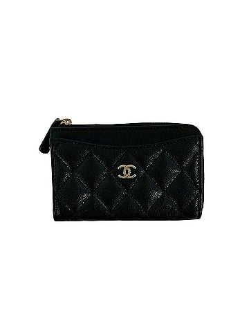 Chanel CHANEL Fragment Case, Matelassé, Coco Mark, Caviar Leather, Wallet/Coin Black, 49627 (view 1)
