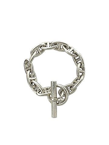 Hermès HERMES Chaine d'Ancre GM 13-link bracelet, sterling silver 925, men's accessory, silver, 03104 (view 1)