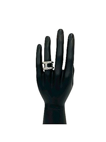 Hermès HERMES Osmo's GM Ring, Sterling Silver 925, Men's Silver, Item No. 17575 (view 2)