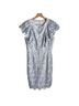 Rachel Parcell 100% Polyester 95% Polyester 5% Spandex Floral Blue Cocktail Dress Size S - photo 1