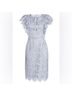 Rachel Parcell 100% Polyester 95% Polyester 5% Spandex Floral Blue Cocktail Dress Size S - photo 4