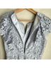Rachel Parcell 100% Polyester 95% Polyester 5% Spandex Floral Blue Cocktail Dress Size S - photo 5