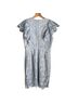 Rachel Parcell 100% Polyester 95% Polyester 5% Spandex Floral Blue Cocktail Dress Size S - photo 2