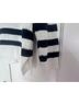 Faherty Stripes White Blue Pullover Sweater Size S - photo 7