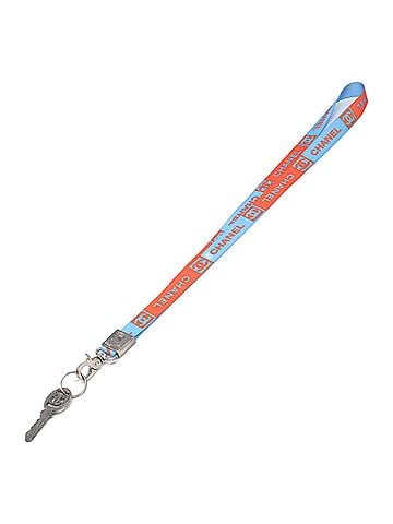 Chanel CHANEL 02S Sport Line Key Neck Strap Necklace Silver Blue Orange Women's (view 2)