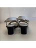 Munro American White Silver Tan Heels Size 6 - photo 6