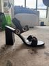 Larroudé 100% Leather Black Heels Size 8 - photo 3