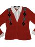 Kim Rogers Red Cardigan Size L - photo 1