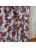 DELFI COLLECTIVE 100% Polyester Floral Red White Casual Dress Size S - photo 6