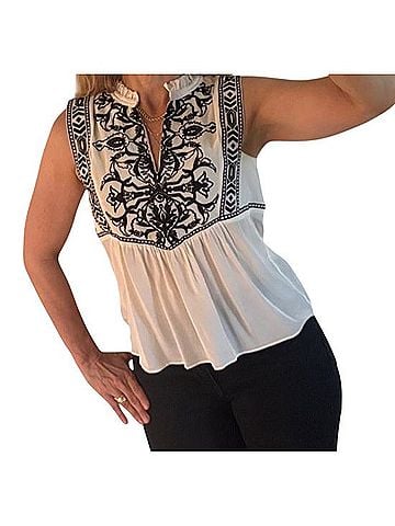 Rebecca Taylor Sleeveless Blouse (view 1)