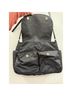 Tory Burch 100% Leather Solid Black Gold Diaper Bag One size - photo 14