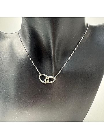 Tiffany & Co. Tiffany & Co. Double Loop Large Necklace, Sterling Silver 925, Women's (view 1)
