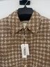 L'Agence x Bert Stern 100% Polyester Tweed Tan Brown Jacket Size 8 - photo 5