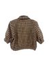 L'Agence x Bert Stern 100% Polyester Tweed Tan Brown Jacket Size 8 - photo 2