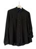 Apt. 9 100% Polyester Black Long Sleeve T-Shirt Size S - photo 1