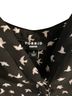 Torrid 100% Poly Print Black White Short Sleeve Blouse Size 4X - photo 2