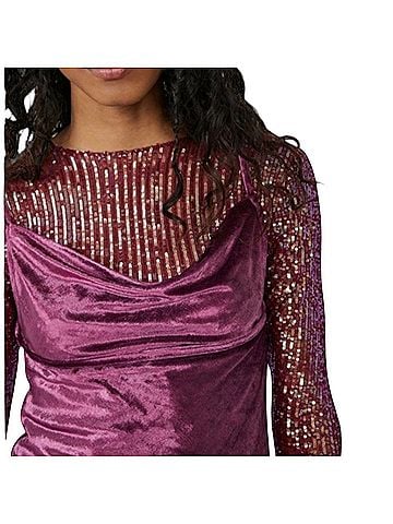 Free People Free People Fig Jam All Night Velvet Cami Top  Sleeveless Top (view 1)