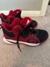 Nike Black Red Sneakers Size 7 - photo 5