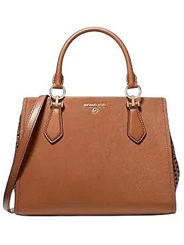 Michael Kors Leather Satchel (view 1)