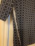 Bianca Print Blue White Short Sleeve Blouse Size 12 - photo 8