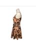 Aqua Floral Orange Black Casual Dress Size M - photo 5