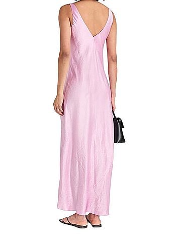 Vince. Crinkled satin maxi dress Casual Dress (view 2)